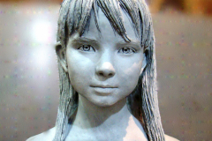 Sculpture of a child