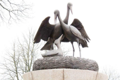 Storks, coat of arms of Ukraine